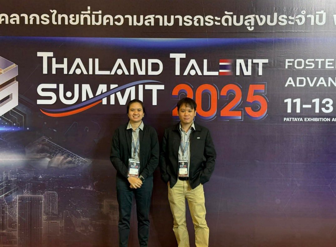 You are currently viewing นักวิจัยจากห้องปฏิบัติการเครื่องเร่งอิเล็กตรอนเชิงเส้น (PCELL) มหาวิทยาลัยเชียงใหม่ ได้เข้าร่วมงาน การประชุมบุคลากรไทยที่มีความสามารถระดับสูง ประจำปี พ.ศ. 2568 (Thailand Talent Summit 2025: Fostering Thailand Future; Advancing Innovation and National Impact)